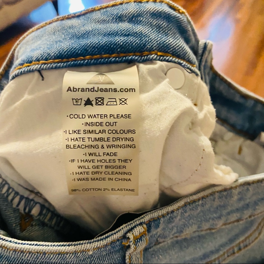 A BRAND High Rise Skinny Light Wash Jeans Urban Outfitters - Picture 8 of 9